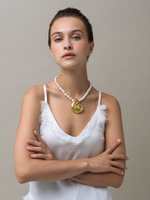 Колье "Вig Pearl Shell" Gold