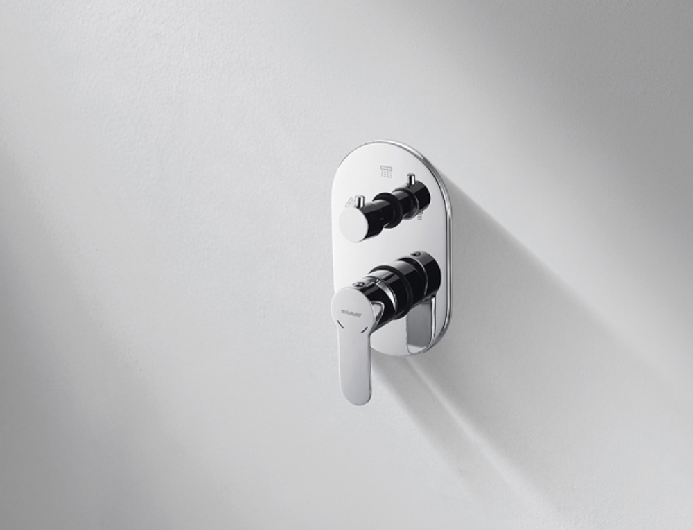 Смеситель встраиваемый в стену Bravat New Moon (3-функц)