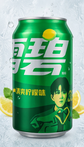 Газированный напиток Спрайт Sprite Лимон-Лайм, жб 330мл Китай