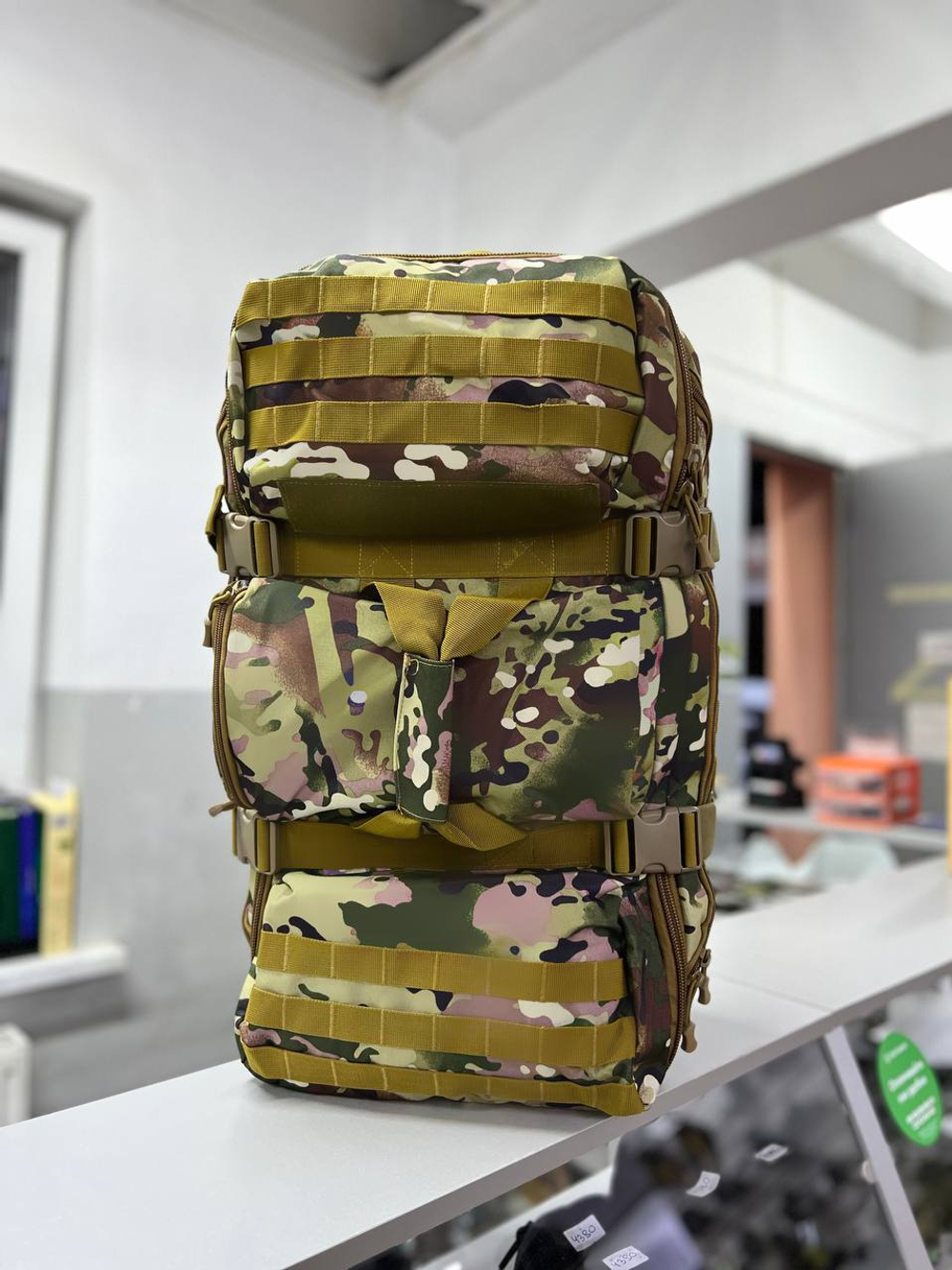 Вместительный тактический рюкзак 60л / мультикам