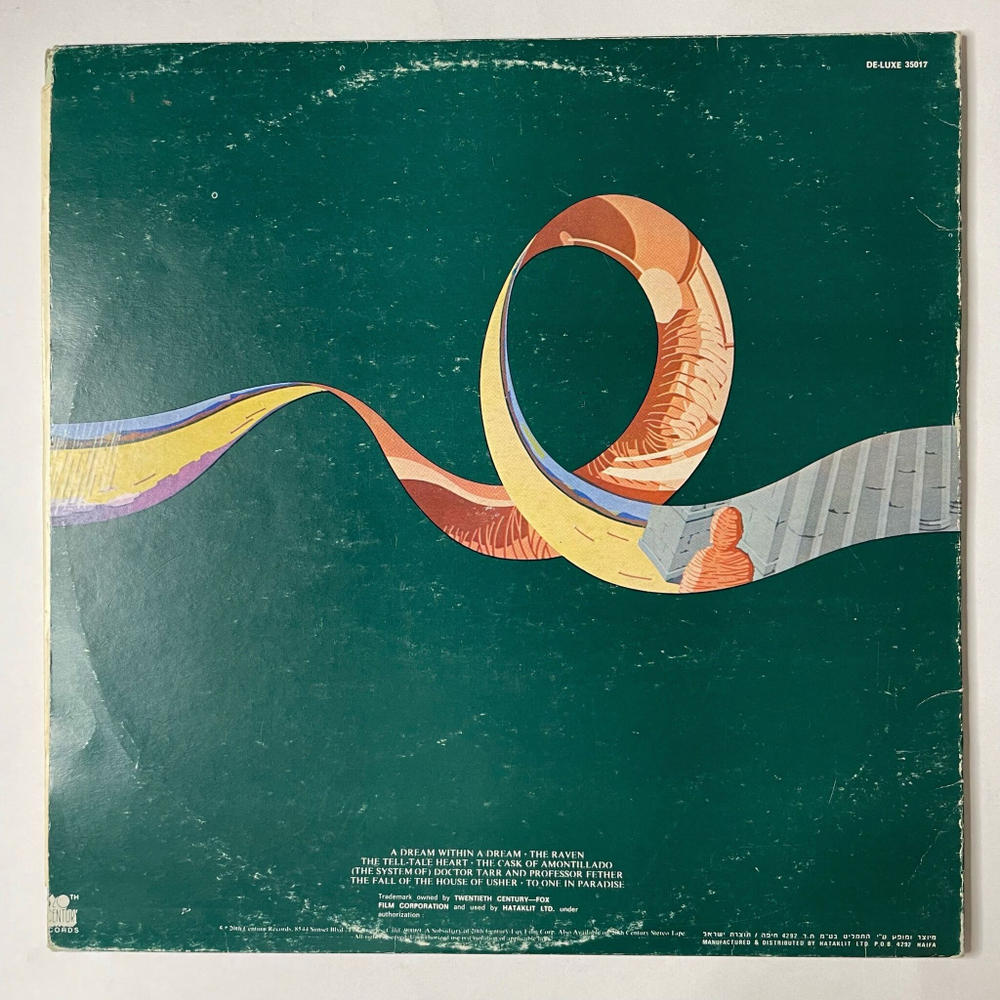 Винтажная виниловая пластинка LP The Alan Parsons Project Tales Of Mystery And Imagination (USA 1976)