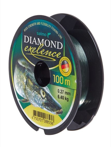 Леска монофильная Salmo Diamond EXELENCE 100 м, 0,27 мм