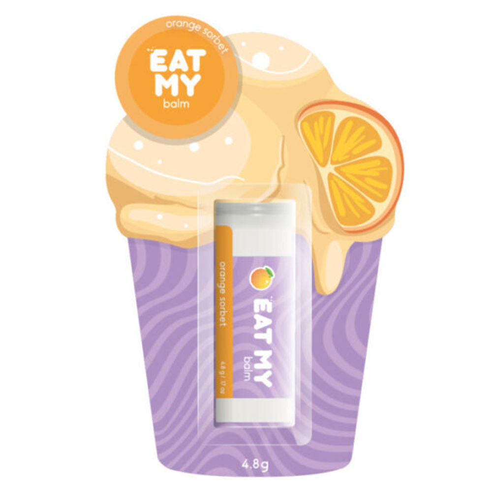 Бальзам для губ Апельсиновый сорбет EAT MY Balm Orange Sorbet