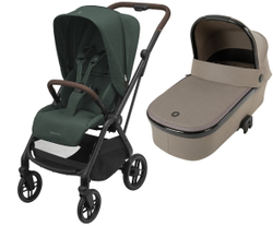 Детская коляска Maxi-Cosi Leona2 Oria 2 в 1 1204403110 Twillic Green/1507470300 Luxe Twillic Truffle