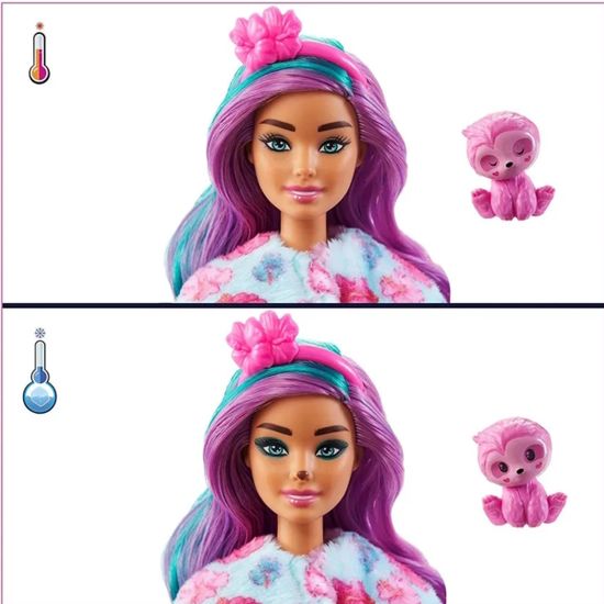 Кукла Mattel. Кукла Barbie Color Reveal милашка-проявляшка в плюшевом костюме ленивца