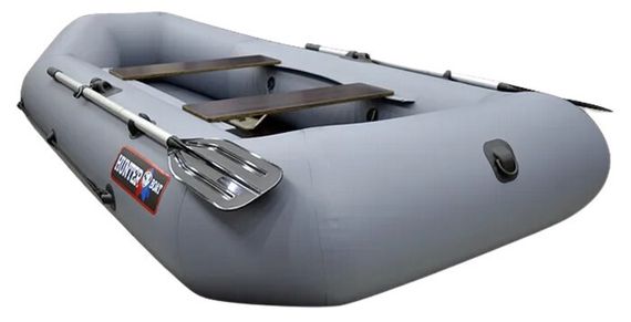 Гребная лодка Хантер 280 New фанерный пол
