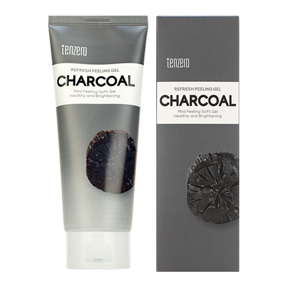 Пилинг-гель для лица с древесным углем Tenzero Refresh Peeling Gel Charcoal (180мл)