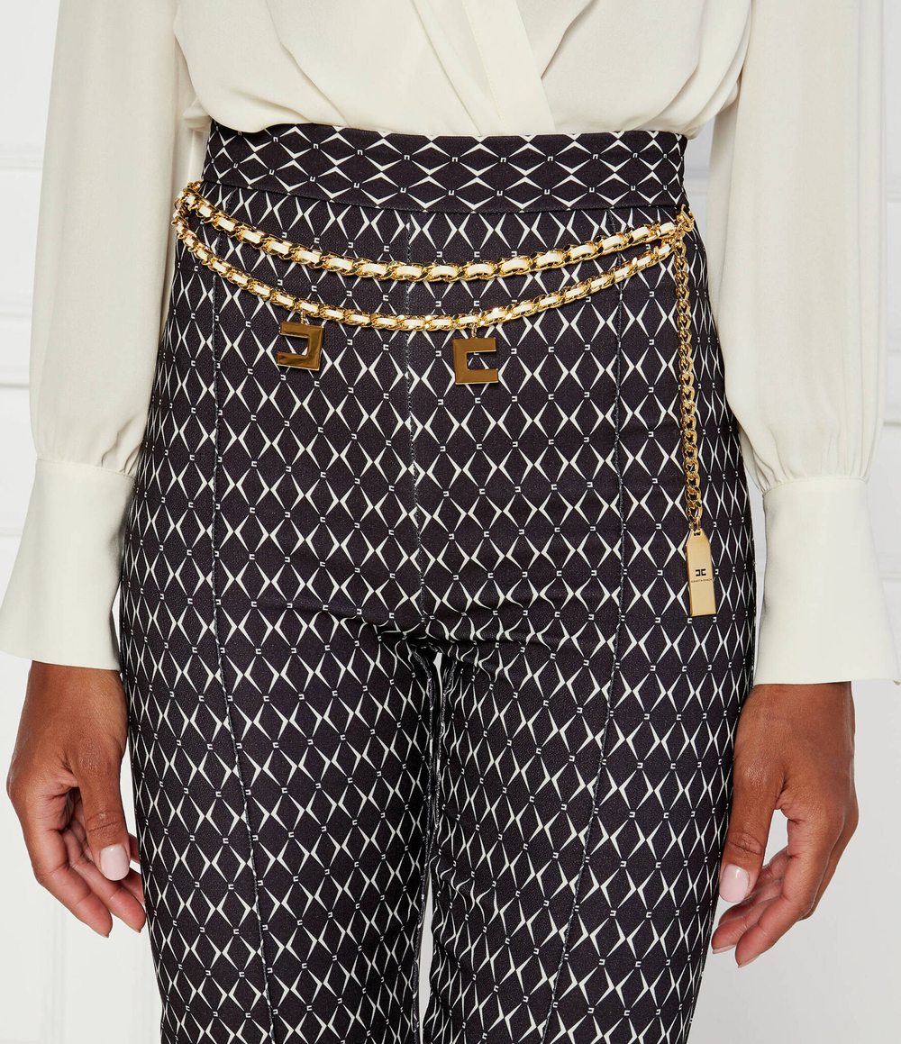 Брюки Elisabetta Franchi - черный(PAS3546E2)