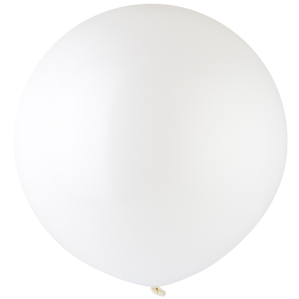 Шар латексный Пастель 160 см (Белый)