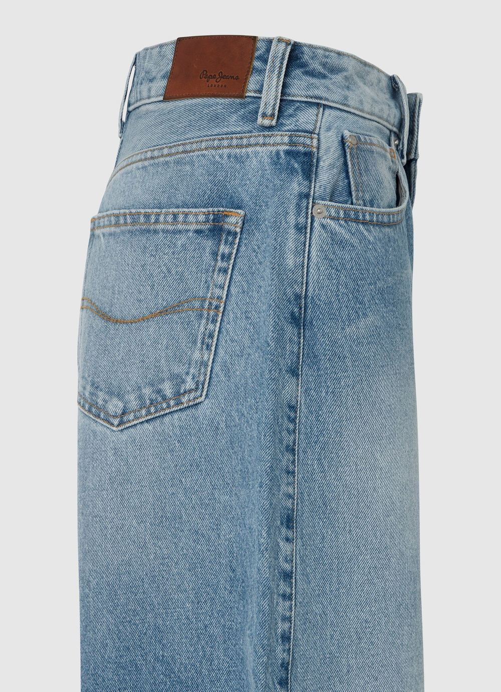 Джинсы с высокой посадкой и широким кроем - Jaimy Pepe Jeans