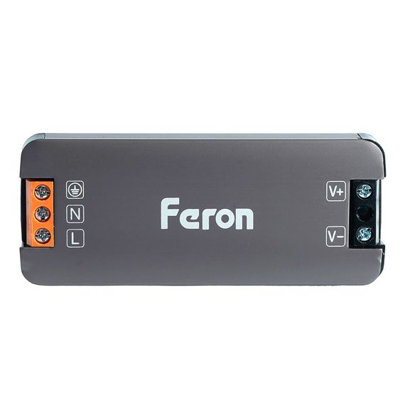 Трансформатор электронный для светодиодной ленты 300W 12V IP67 (драйвер), LB007 Feron 53144