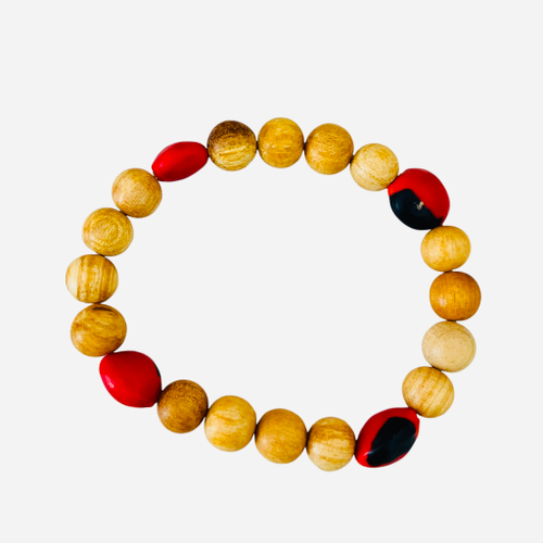 Браслет из пало санто и гуайрупу