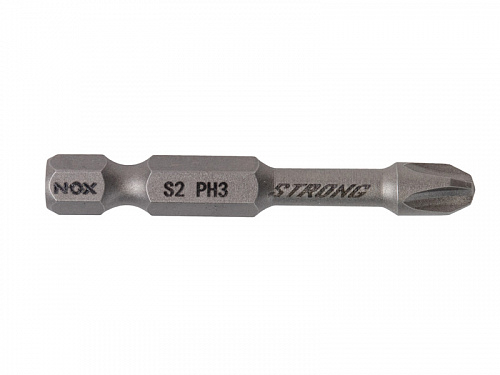 Бита Ph3- 50мм "Nox STRONG" E6,3 torsion бокс (10 шт) Nox