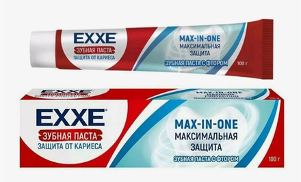 EXXE Зубная паста Максимальная защита от кариеса Max-in-one, 100г (24/Р)