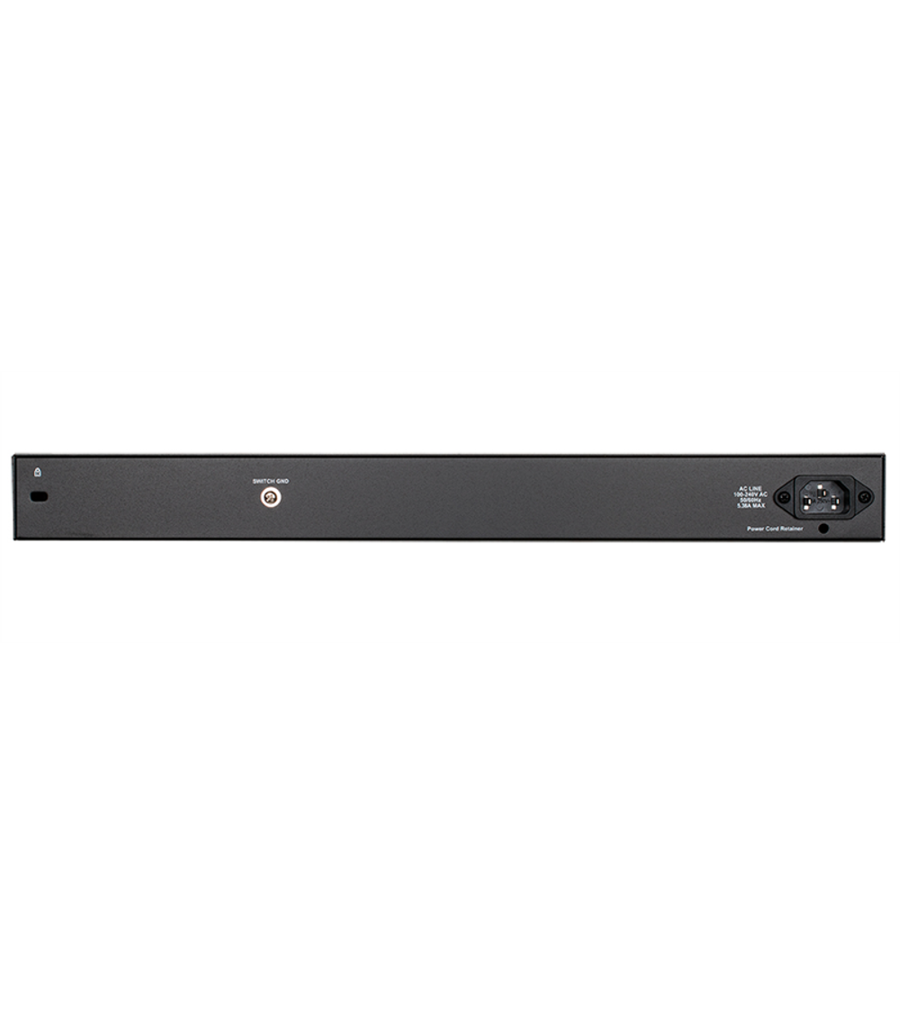 D-Link PROJ Smart L2 Switch 24x1000Base-T PoE, 4xCombo 1000Base-T/SFP, PoE Budget 370W, Compact CLI