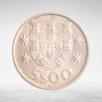 Portugal, 5 Escudos, 1976, VF