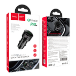 Z42 Light road dual port digital display PD20W+QC3.0 car charger