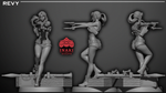 Фигурка Реви Пираты Чёрной лагуны Revy Black Lagoon Rebecca