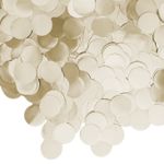 Конфетти фольга Круг, Золото, Хром, 1 см, 50 г.