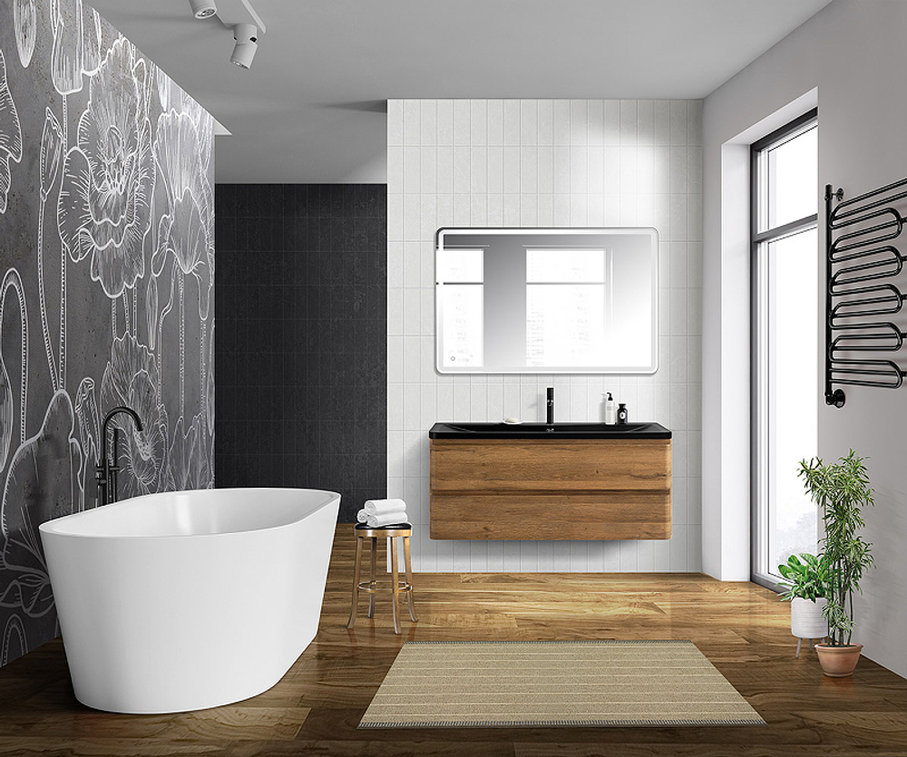 Тумба под раковину BelBagno 120 ALBANO-1200-2C-SO-RR подвесная Rovere Rustico