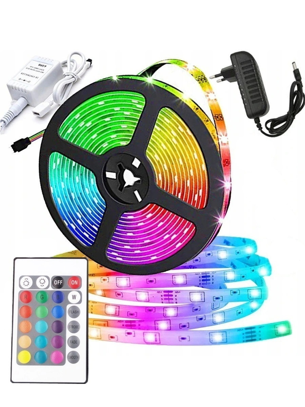 Светодиодная лента SteelStar 5м, 12В, IP65 Лента LED, пульт