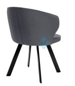 Стул DikLine 249 поворотный опоры чёрные