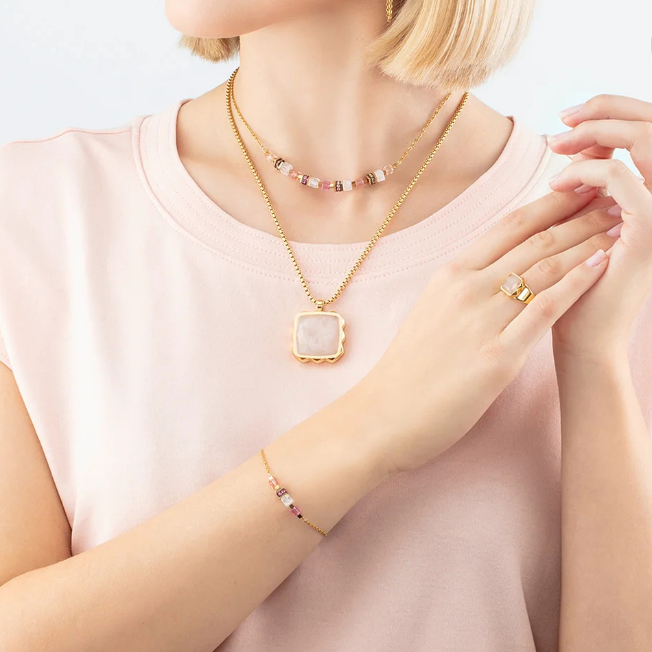 Кольцо Coeur de Lion Rose-Gold 1200/40-1916 58