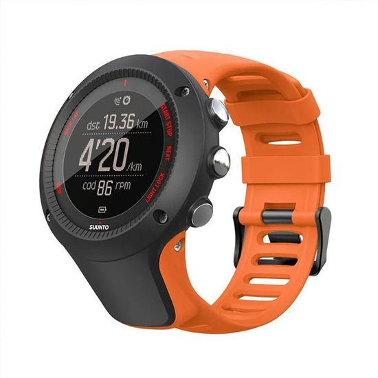 Ремешок для Suunto Ambit , Ambit 2, Ambit 3 силиконовый (Оранжевый)