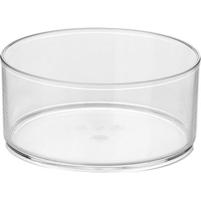 Колба д/джема;пластик;0,6л;D=140,H=65мм;прозр. (Цвет: прозрачный)