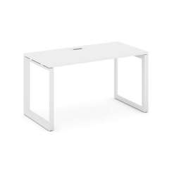 Style Project Стол письменный SN-59O.SP-005 Белый/Металл Белый/Белый Заглушка 1780*600*750