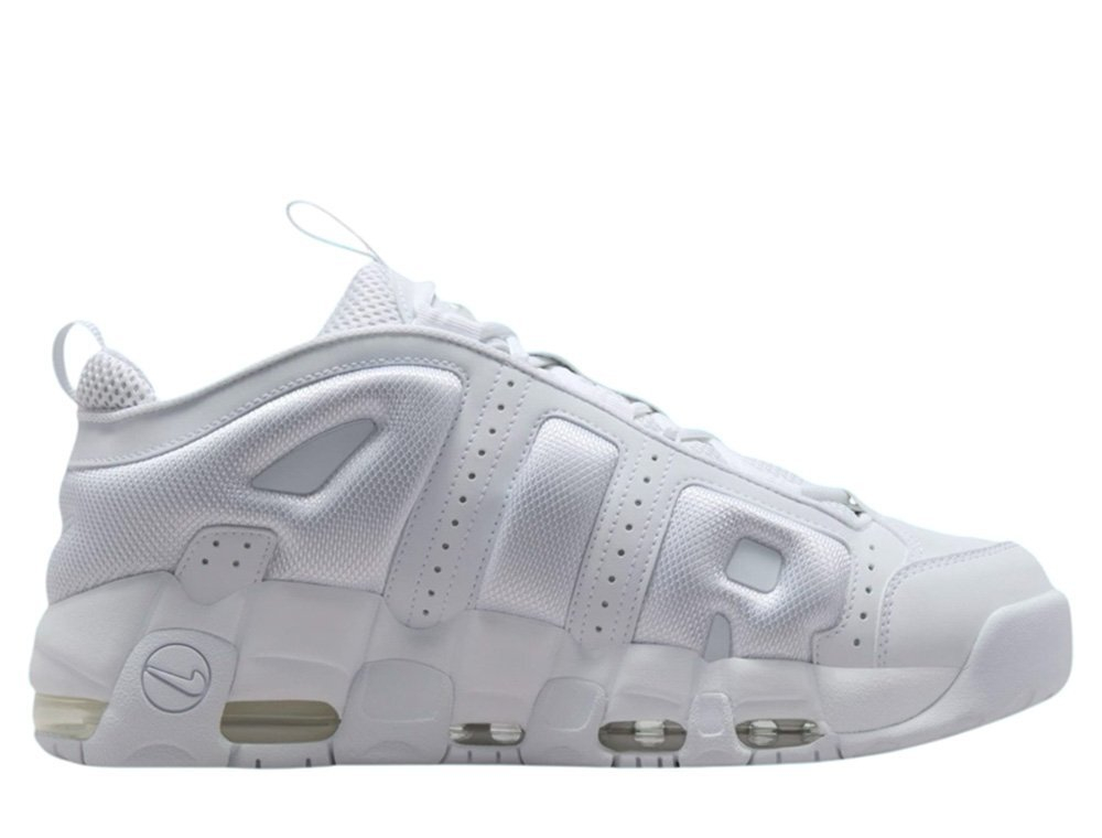 Баскетбольные кроссовки  Nike Air More Uptempo Low Biale