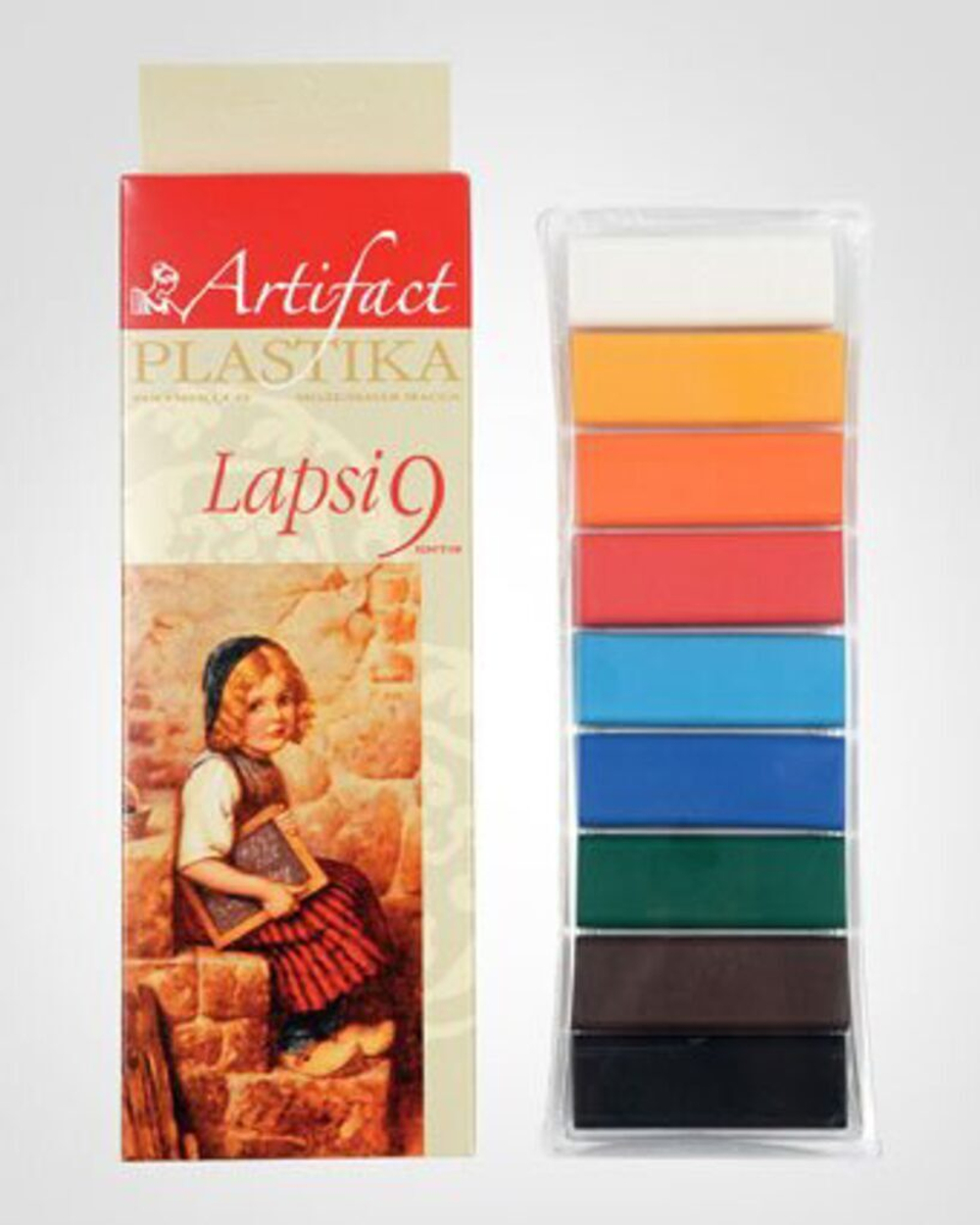 Набор полимерной глины 9цв., 180гр., "Артефакт. LAPSI"