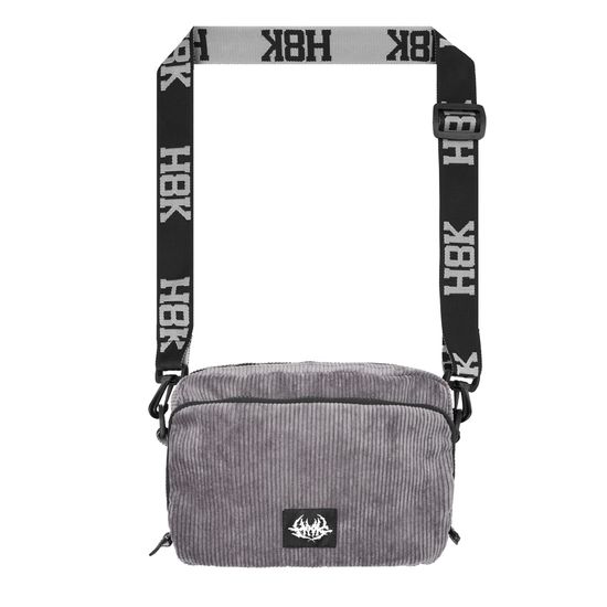 Сумка HOOK Шолдербег грандма "Вельвет" серый