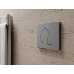 Клавиша смыва для инсталляции Milacio Standart MCU.205 два режима слива, механическое, хром