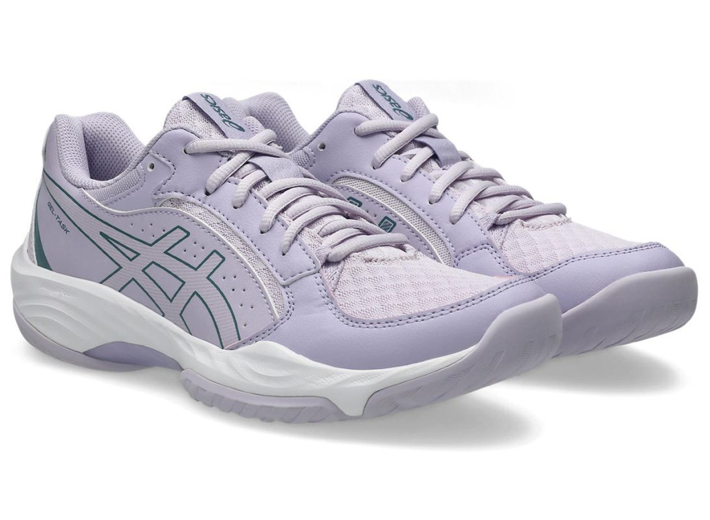 Женские кроссовки для бадминтона/сквоша Asics Gel-Task 5 - murasaki/dahlia