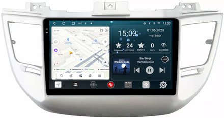 Магнитола для Hyundai Tucson 2016-2018 - RedPower 147 Android 10, QLED+2K, ТОП процессор, 6Гб+128Гб, CarPlay, SIM-слот