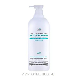 Шампунь для волос с коллагеном и аргановым маслом LADOR Damage Protector Acid Shampoo 900 мл