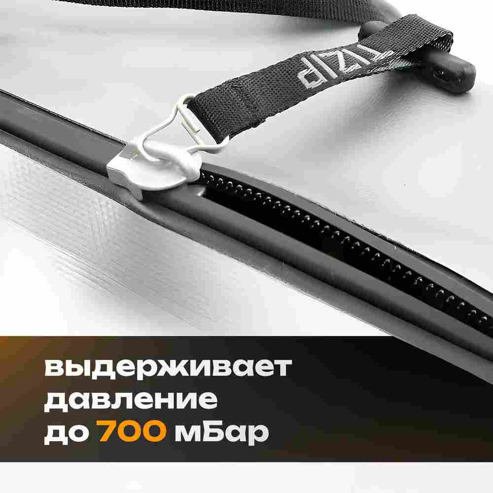 Герметичная водонепроницаемое молния TIZIP (ТИЗИП) SUPERSEAL (гермомолния), сваренная с ПВХ