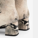 Ботильоны Inga Snake Milky