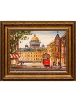 Картина маслом Тихий город Шеренкова