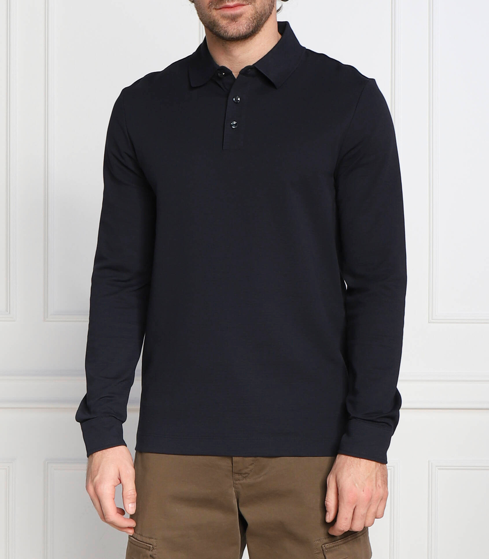 поло pleins 22 BOSS BLACK - темно-синий(50477312)