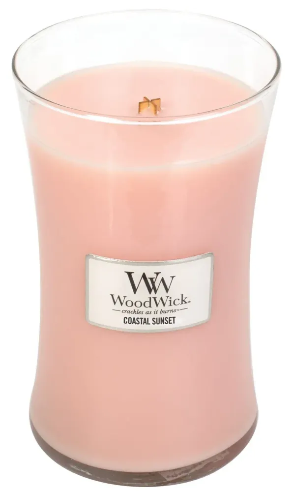 WOODWICK LARGE HOURGLASS COASTAL SUNSET CANDLE 609 GR
