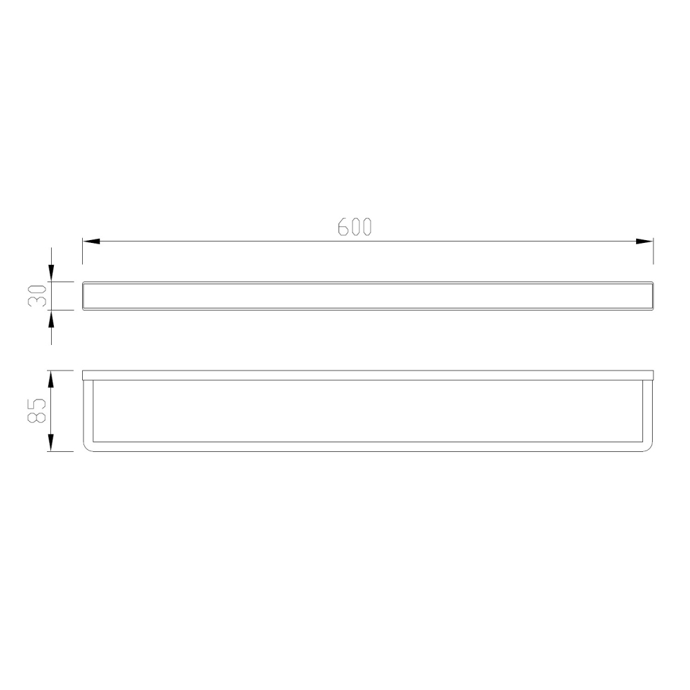 Полотенцедержатель ABBER Westen AA1755B черный матовый