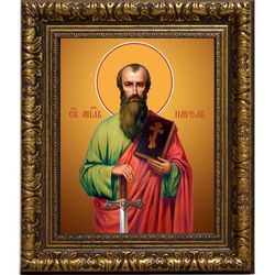 Павел Святой апостол. Икона на холсте.