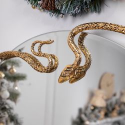 Зеркало настенное Змея Серпентис Амбер