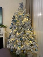 Заснеженная елка «Аляска» (Литая+пвх) от 1.8 м до 3 м