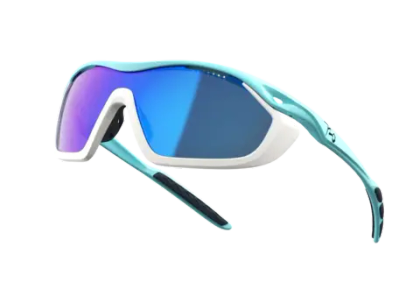 Спортивные очки 720armour Analog Pro / Matte Aquamarine / Matte White Gasket / Smoke Full Blue Ti Lens