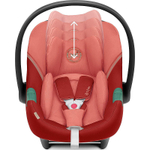 Коляска 3 в 1 Cybex Priam IV Chrome Brown complete и автокресло Aton S2 i-Size Hibiscus Red Leaf Green