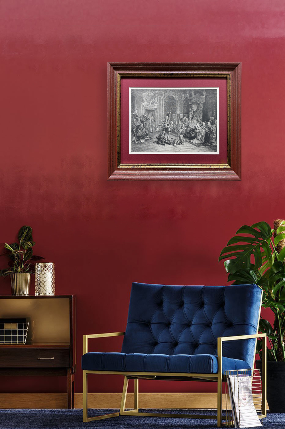 Шуты при дворе императрицы Анны Иоанновны. Гравюра по известной картине В. Якоби. 1740 г.