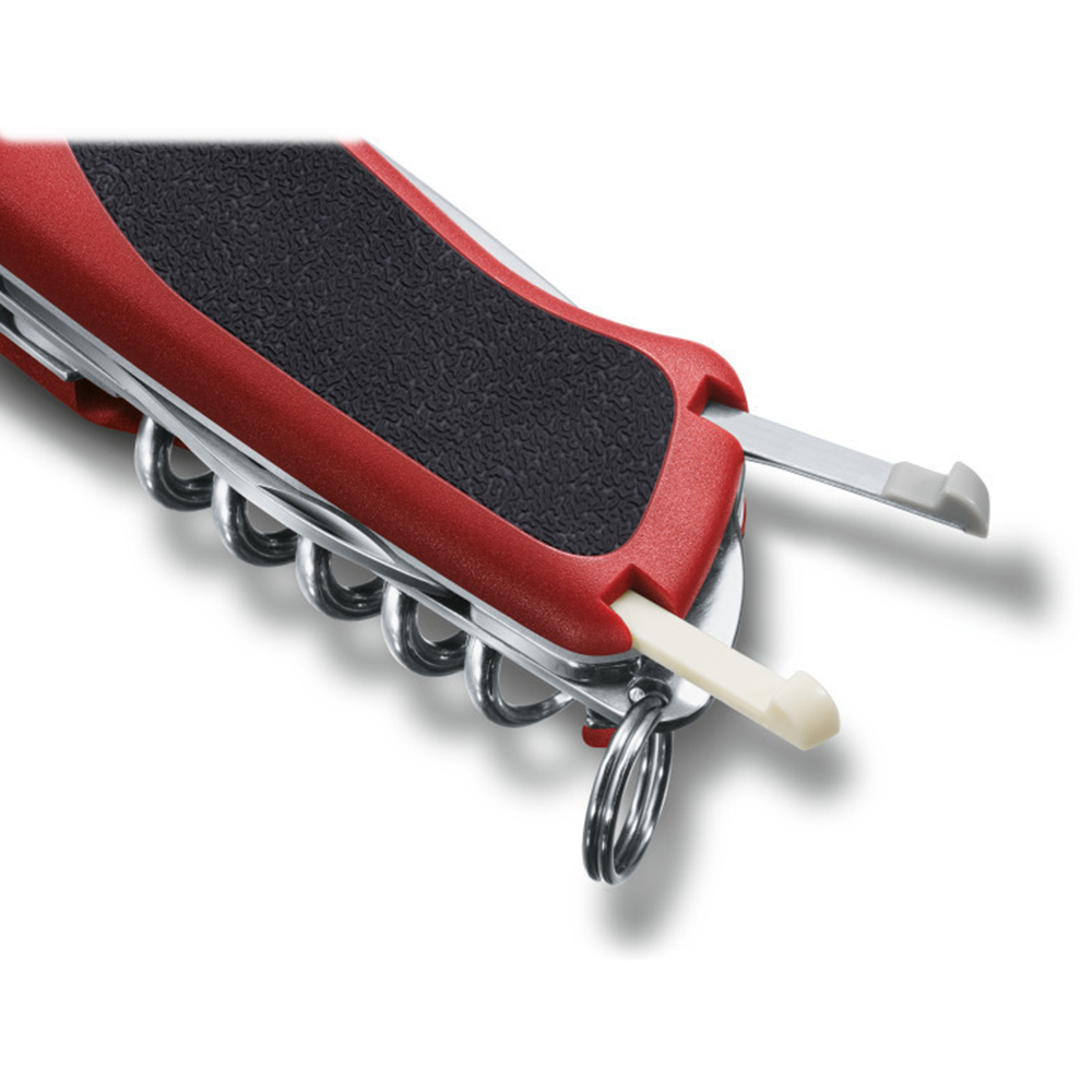 Нож перочинный Victorinox RangerGrip 57 Hunter (0.9583.MC) 130мм 13 функций красный/черный